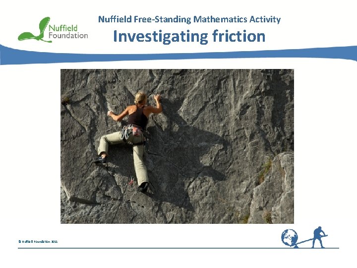 Nuffield Free-Standing Mathematics Activity Investigating friction © Nuffield Foundation 2011 