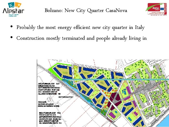 Bolzano: New City Quarter Casa. Nova • Probably the most energy efficient new city