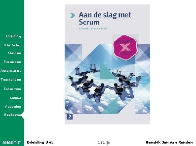 Inleiding Use cases Klassen Processen Autorisaties Toestanden Schermen Logica Koppelen Realisatie 5 HART-IT Inleiding