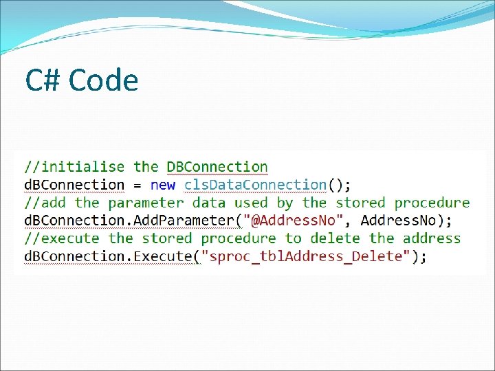 C# Code 