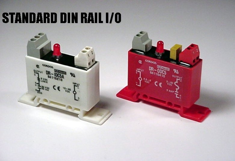 STANDARD DIN RAIL I/O 
