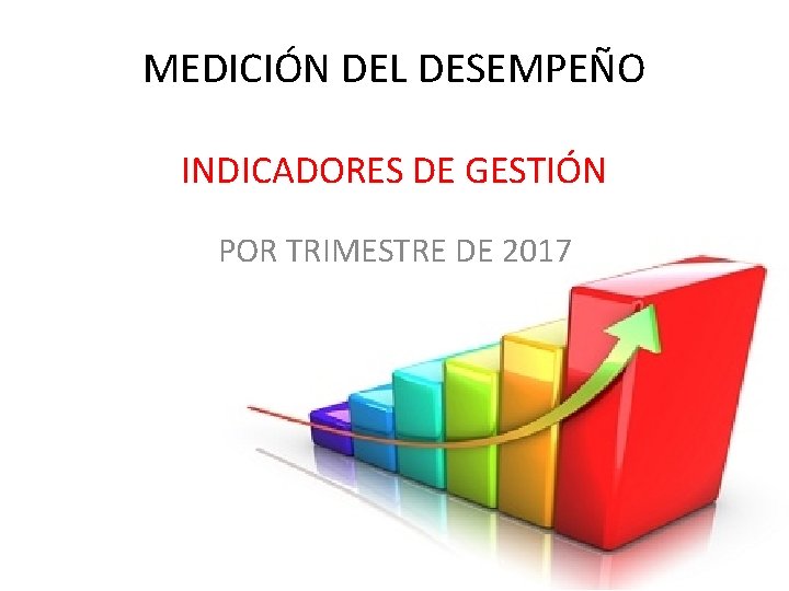 MEDICIÓN DEL DESEMPEÑO INDICADORES DE GESTIÓN POR TRIMESTRE DE 2017 