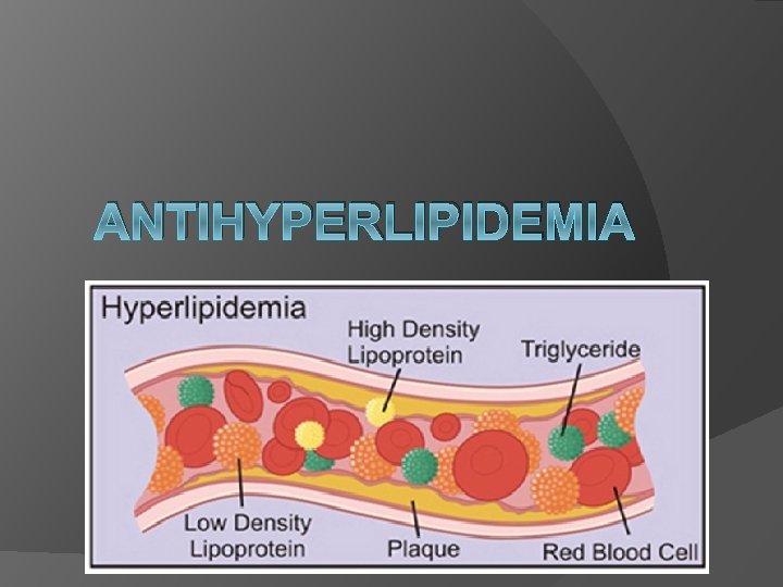 ANTIHYPERLIPIDEMIA 