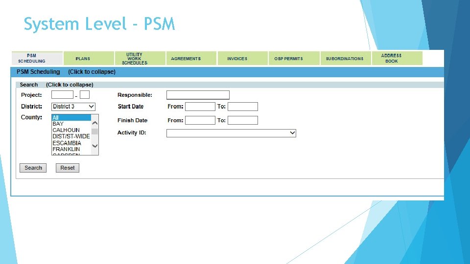 System Level - PSM 