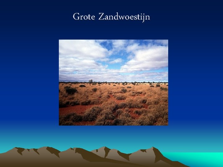 Grote Zandwoestijn 