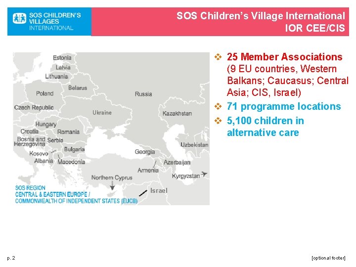 SOS Children’s Village International IOR CEE/CIS v 25 Member Associations (9 EU countries, Western