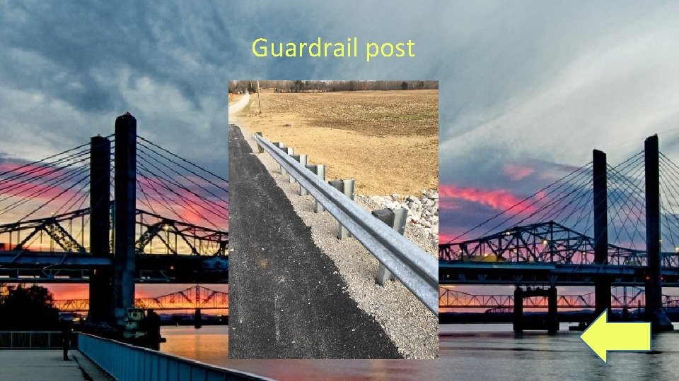Guardrail post 