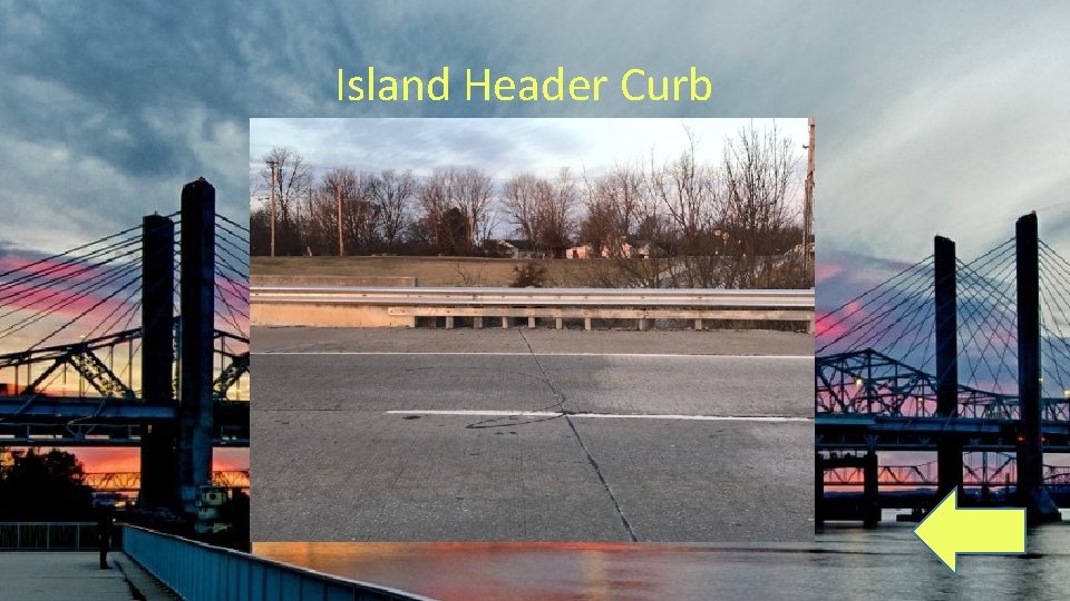 Island Header Curb 
