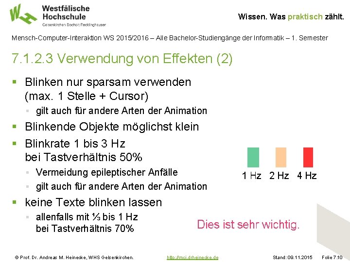 Wissen. Was praktisch zählt. Mensch-Computer-Interaktion WS 2015/2016 – Alle Bachelor-Studiengänge der Informatik – 1.