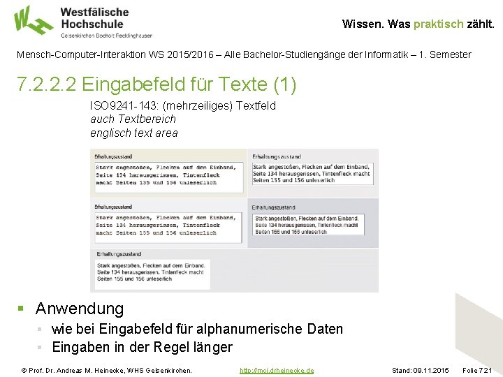 Wissen. Was praktisch zählt. Mensch-Computer-Interaktion WS 2015/2016 – Alle Bachelor-Studiengänge der Informatik – 1.