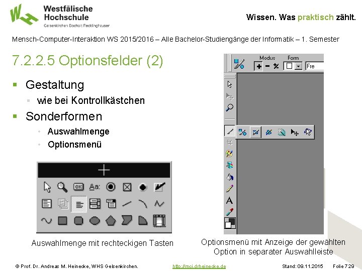 Wissen. Was praktisch zählt. Mensch-Computer-Interaktion WS 2015/2016 – Alle Bachelor-Studiengänge der Informatik – 1.