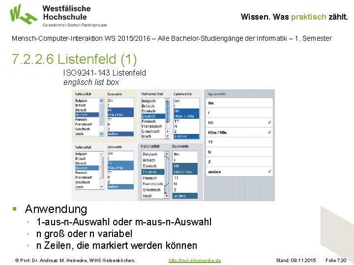 Wissen. Was praktisch zählt. Mensch-Computer-Interaktion WS 2015/2016 – Alle Bachelor-Studiengänge der Informatik – 1.