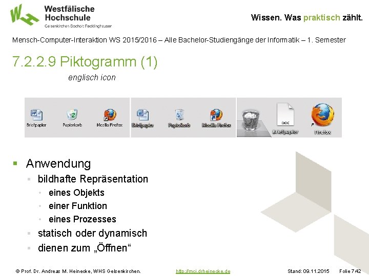 Wissen. Was praktisch zählt. Mensch-Computer-Interaktion WS 2015/2016 – Alle Bachelor-Studiengänge der Informatik – 1.