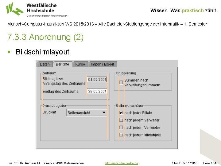 Wissen. Was praktisch zählt. Mensch-Computer-Interaktion WS 2015/2016 – Alle Bachelor-Studiengänge der Informatik – 1.