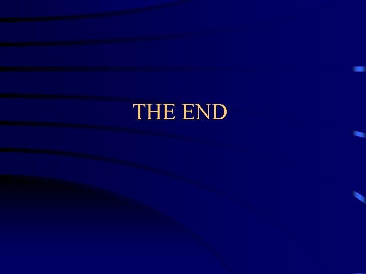 THE END 