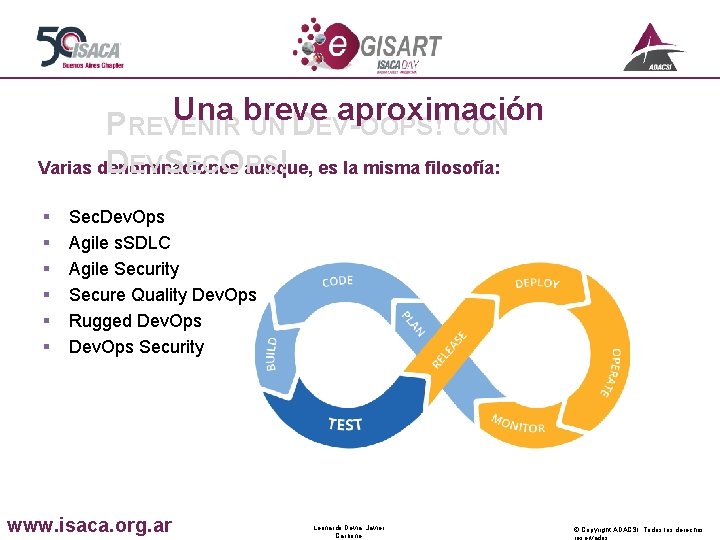 Una breve aproximación PREVENIR UN DEV-OOPS! CON D S O ! EV EC aunque,