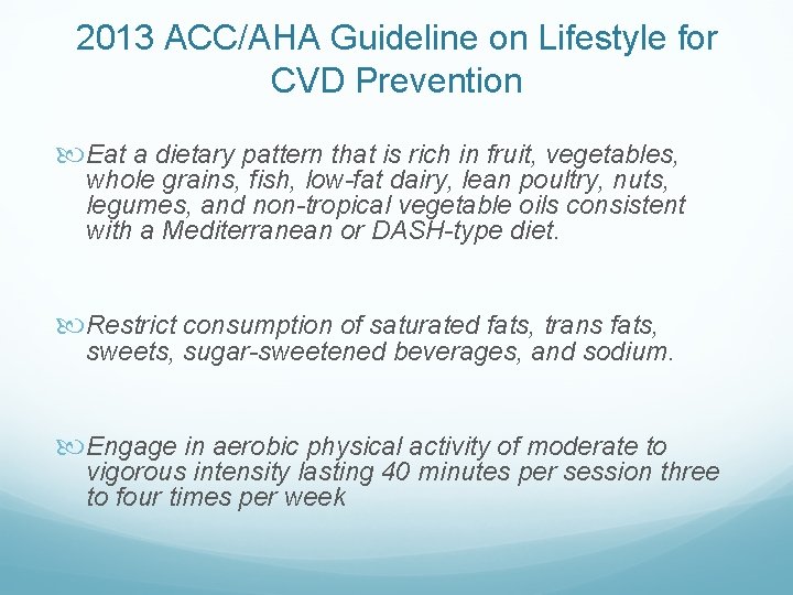 The New Cholesterol Guidelines Beauty is in the