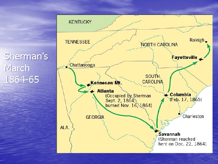 Sherman's March 1864 -65 