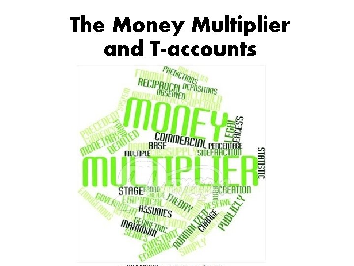 The Money Multiplier and T-accounts 