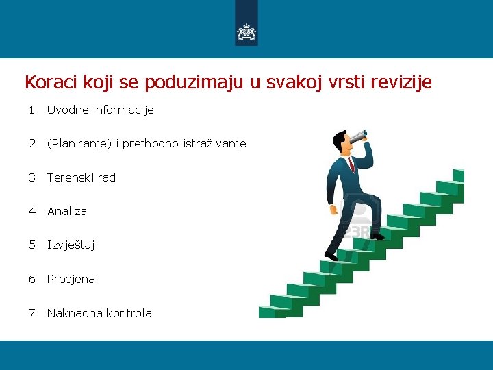 Koraci koji se poduzimaju u svakoj vrsti revizije 1. Uvodne informacije 2. (Planiranje) i Koraci koji se poduzimaju u svakoj vrsti revizije 1. Uvodne informacije 2. (Planiranje) i