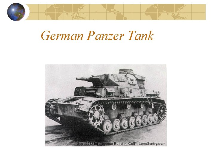 German Panzer Tank German Panzer Tank