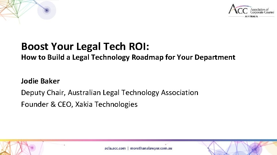 Boost Your Legal Tech ROI: How to Build a Legal Technology Roadmap for Your