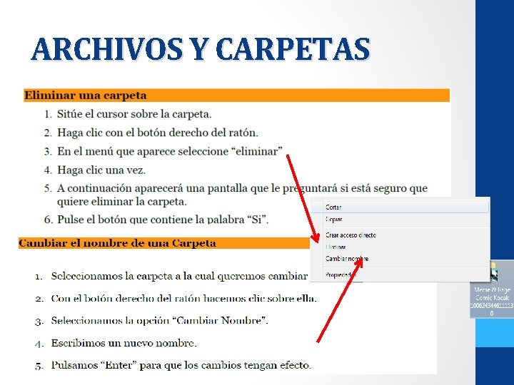 ARCHIVOS Y CARPETAS 
