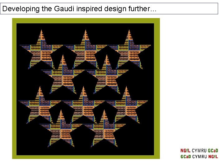 Developing the Gaudi inspired design further… 