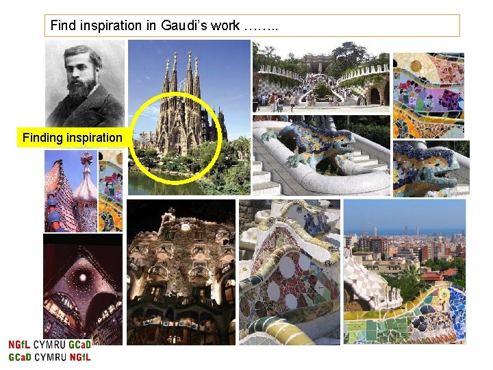 Find inspiration in Gaudi’s work ……. . Finding inspiration 