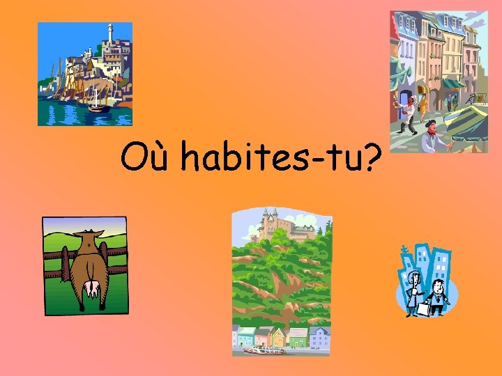 Où habites-tu? 