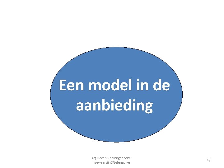 Een model in de aanbieding (c) Lieven Vanlangenaeker gewaarzijn@telenet. be 42 