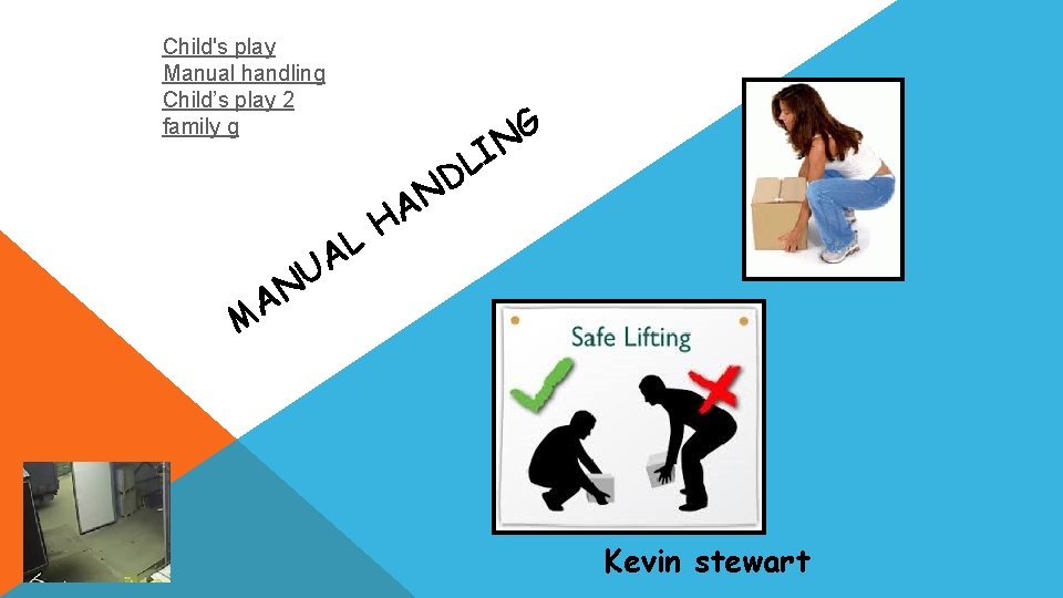 Child's play Manual handling Child’s play 2 family g L A U N G