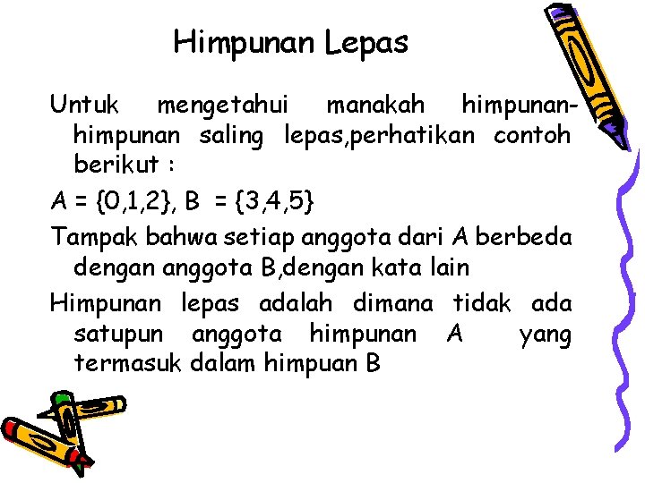 Pengertian Himpunan Himpunan Adalah Bendabenda Atau Objekobjek Real