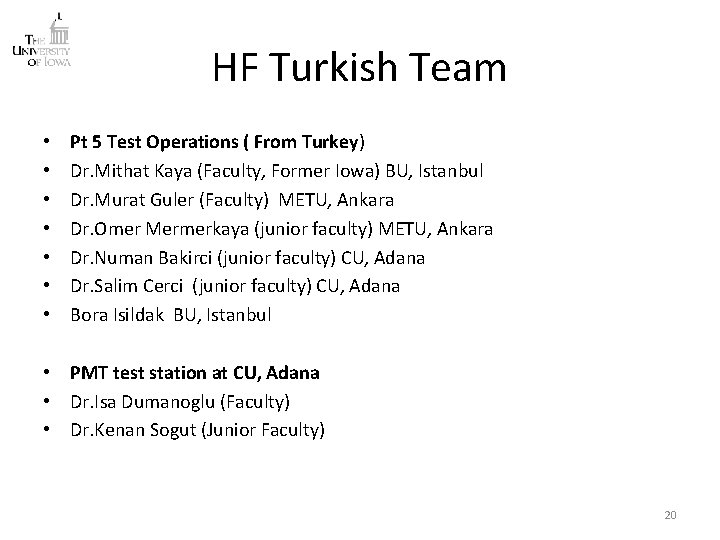 HF Turkish Team • • Pt 5 Test Operations ( From Turkey) Dr. Mithat