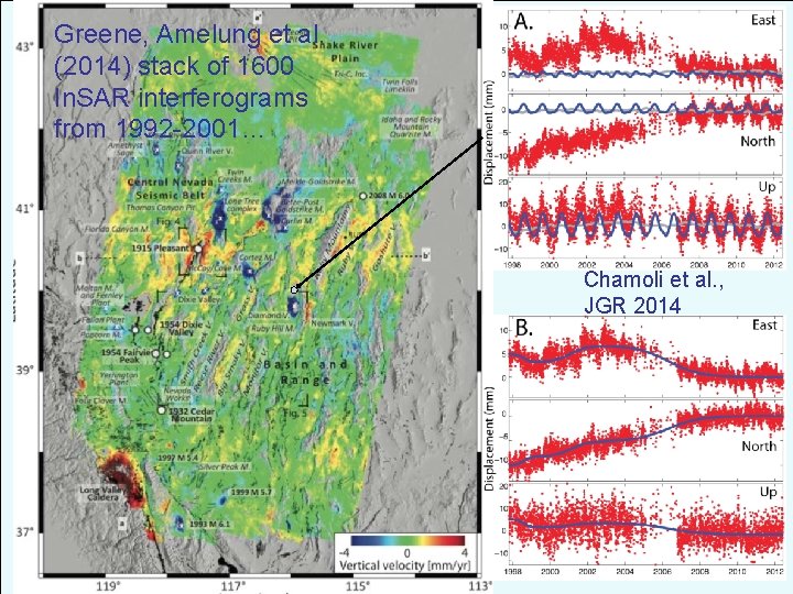 Greene, Amelung et al. (2014) stack of 1600 In. SAR interferograms from 1992 -2001…
