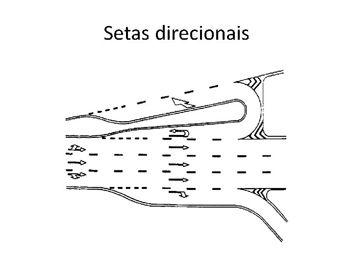 Setas direcionais 