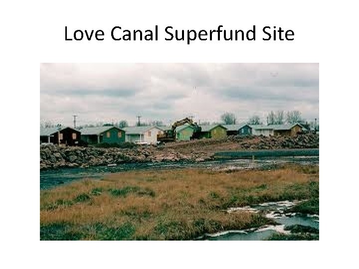 Love Canal Superfund Site 