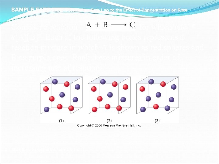 SAMPLE EXERCISE 4 Relating a Rate Law to the Effect of Concentration on Rate