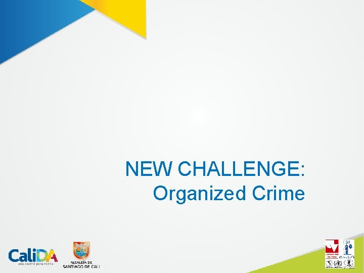 NEW CHALLENGE: Organized Crime 