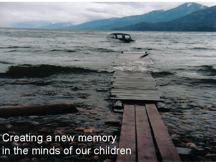Creating a new memory in the minds of our children… 