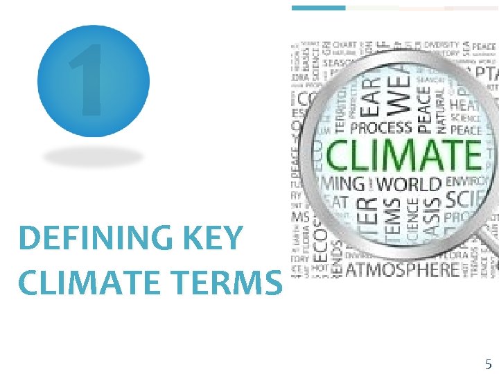 1 DEFINING KEY CLIMATE TERMS 5 