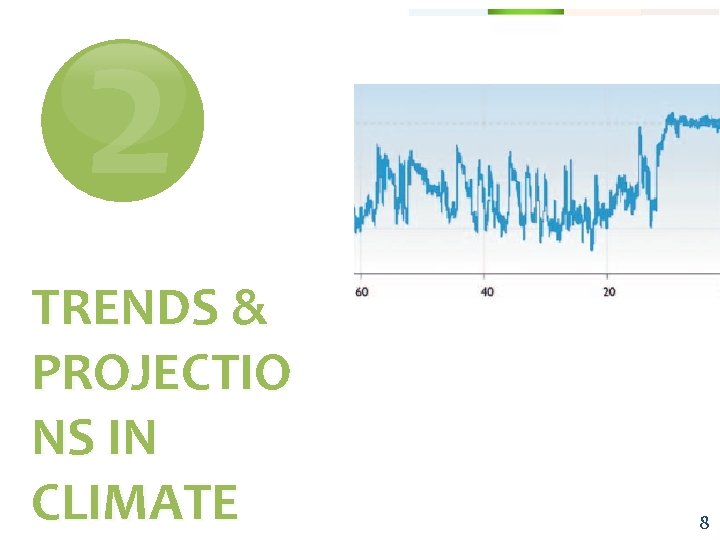 2 TRENDS & PROJECTIO NS IN CLIMATE 8 
