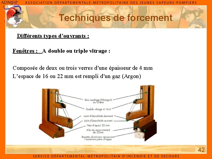 Techniques de forcement Différents types d’ouvrants : Fenêtres : A double ou triple vitrage Techniques de forcement Différents types d’ouvrants : Fenêtres : A double ou triple vitrage