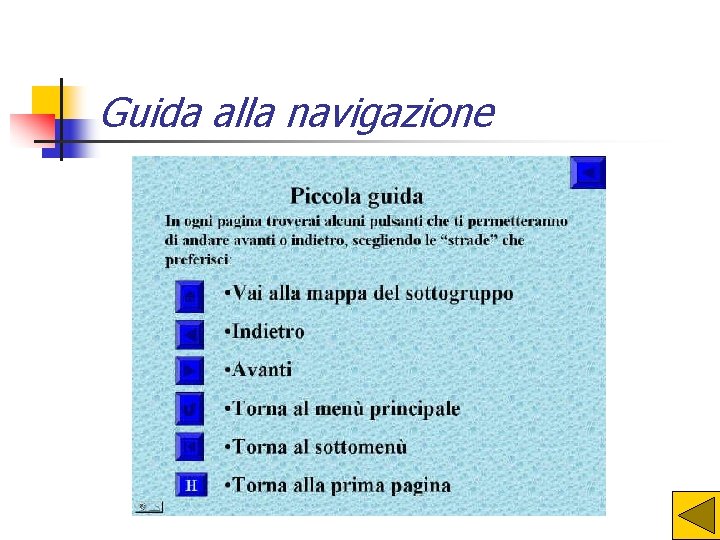 Guida alla navigazione 