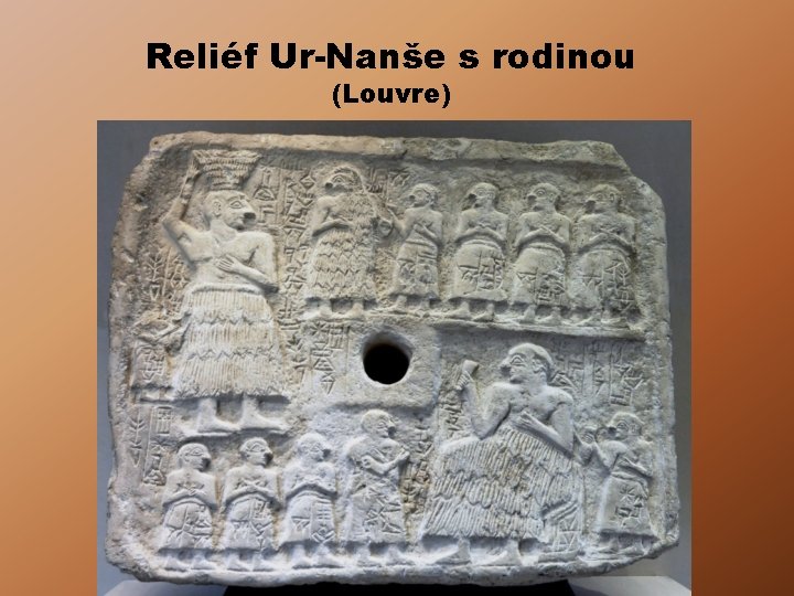 Reliéf Ur-Nanše s rodinou (Louvre) 