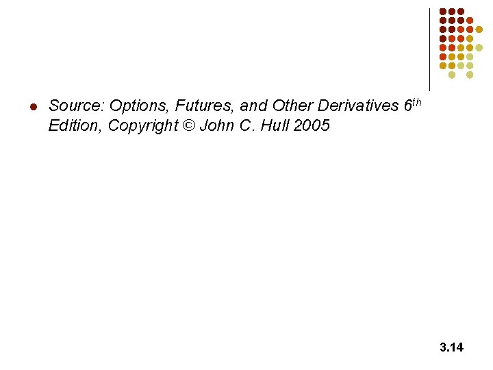 l Source: Options, Futures, and Other Derivatives 6 th Edition, Copyright © John C.