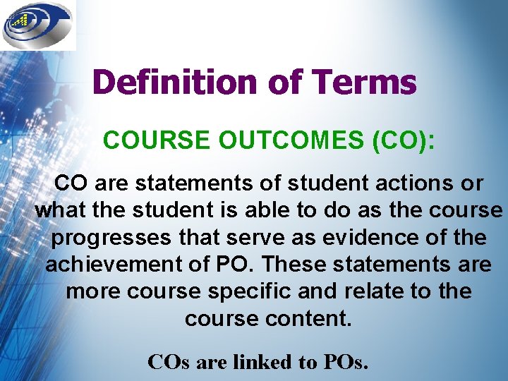 CURRICULUM DESIGN Part 2 of 2 PROGRAM EDUCATIONAL