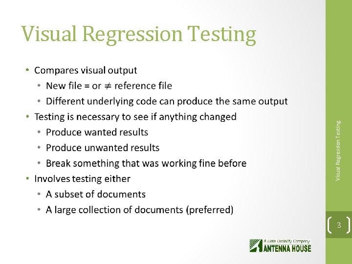 Visual Regression Testing • 3 