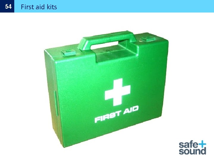 54 First aid kits 