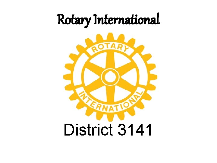 Rotary International District 3141 